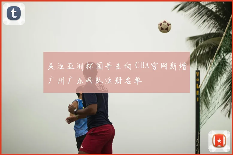 关注亚洲杯国手去向 CBA官网新增广州广东两队注册名单